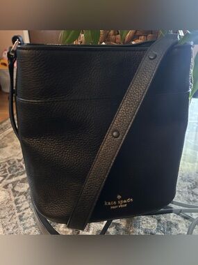 Kate Spade Leila Pebbled Leather Bucket Bag